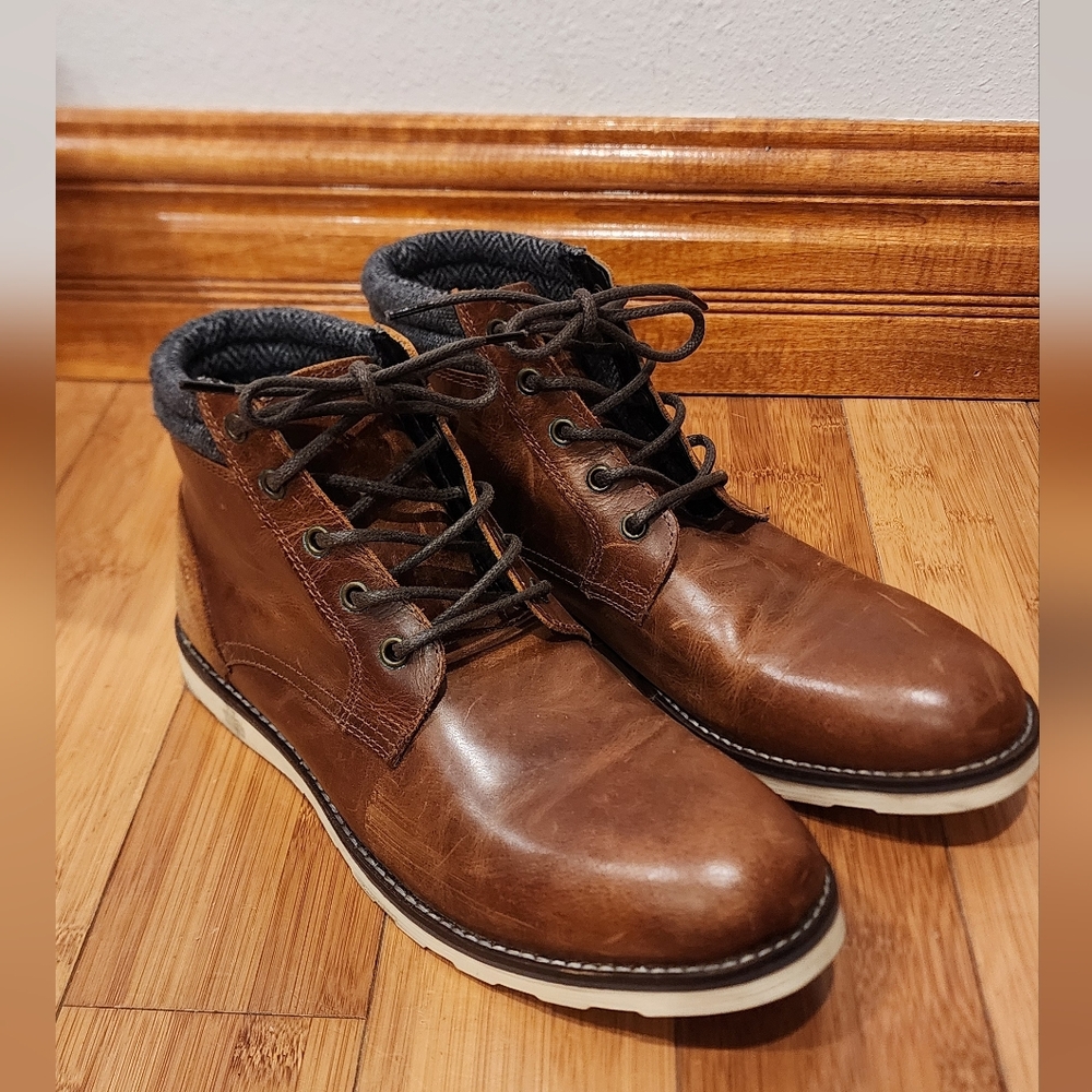 Chestnut Herringbone Shoes